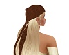hair blond bandana brown