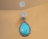 Turquoise Teardrop B