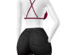 short and red top