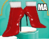 Boots Mrs Claus Red