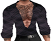 Grey Open Chest / Tats