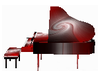 piano rojo