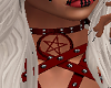 Red Pentagram Choker