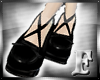 :F: Black Doll Shoes