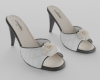 Quilted Camelia Heels F