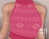 Pink Knit Ugly Sweater
