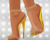 Sparkly Royal Gold Heels