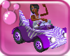 ~PP~ Zebra Car Purple