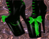 v04 boots blk&green