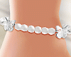 P* butterfly anklet