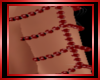 Seduction arm pearls/red