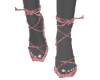 pink snake heelz