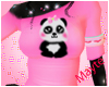 panda pink top