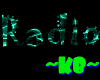 ~KB~ Radio Sign (Teal)
