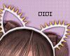 !D Spike Cat Ears Orange