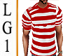 LG1 Red & White Stripe