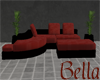 Romantic Red Couch