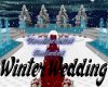 Winter night wedding