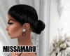 Black hair up