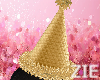 NYE Party Hat Gold Mens