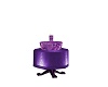 purple birthday cake son