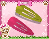 Clips Yellow & Pink