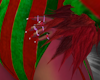 Red Fur Cuffs