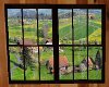 Countryside Rain Window