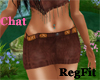 C]Native Suede Skirt