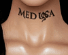 G| Medusa Neck Tattoo