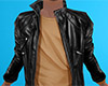Black Leather Jacket (M)