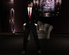 Black Suit Red Tie