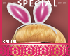 kawaii pink bunny ears
