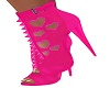 hot pink heart boots
