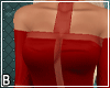 Red Sheer Split Dress