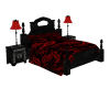 Poseless Bed Black Red