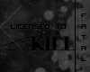 [F] Licensed To Kill