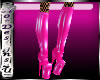~H~Latex Boots Pink
