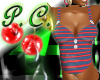 (PC)Blue N Pink Tank Top