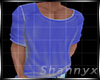 $Tshirt Effect Neon Blue
