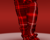 [MDF]red plaid pajama f
