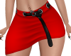Sassy Red Belted Skirt