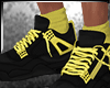 Blck/Yellow Sneakers