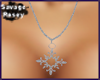 Snowflake Silver Necklac