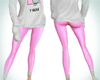 Pink wTeal Leggings