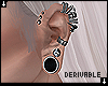 H | Earrings Dark Goth