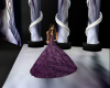purple  long dress