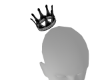 Black crow floating head