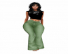 Green jeans