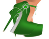 Diamond Green Heels